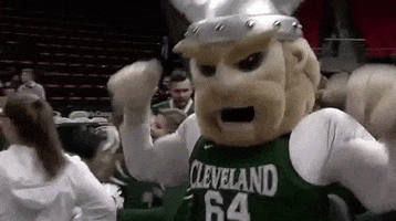 vikings dancing GIF by Cleveland State University