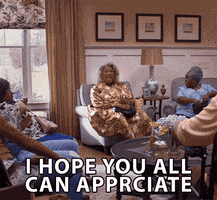 Appreciate Tyler Perry GIF by Tyler Perry’s A Madea Family Funeral