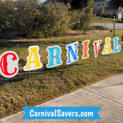 Sign GIF by Carnival Savers