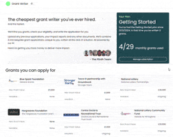 Plinth AI Grant Writing GIF