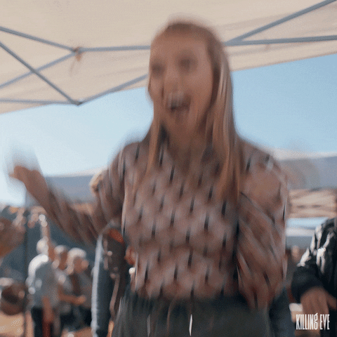 Excited Killing Eve GIF by BBC America
