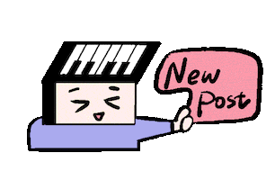 New Post Sticker by PitchPiano