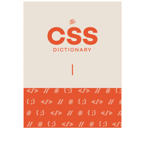 The CSS Dictionary Sticker