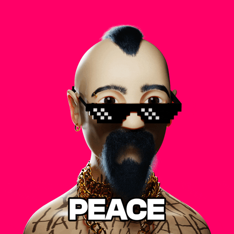 Peace Out Deal With It GIF by Vibeheads