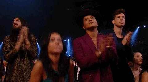 Bruno Mars Applause GIF by Recording Academy / GRAMMYs
