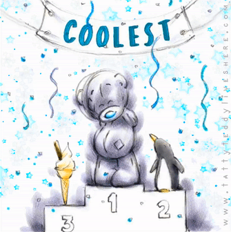 tattyteddyliveshere cool penguin ice cream first place GIF
