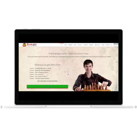 rcachess igor smirnov remote chess academy Sticker