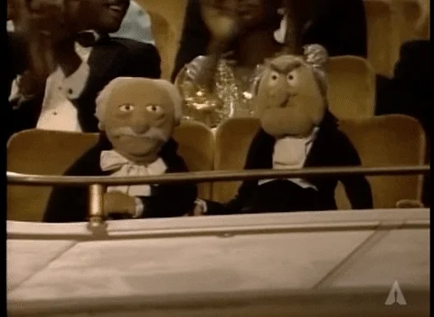 Statler And Waldorf Oscars GIF