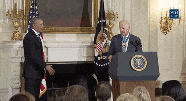 Joe Biden Handshake GIF by Obama