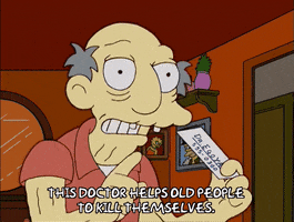 Episode 16 Old Jewish Man GIF by The Simpsons