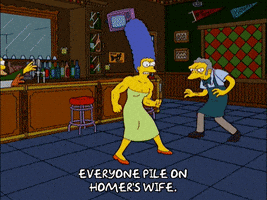 homer simpson bar GIF