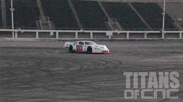nascar peel out GIF by TITANS of CNC