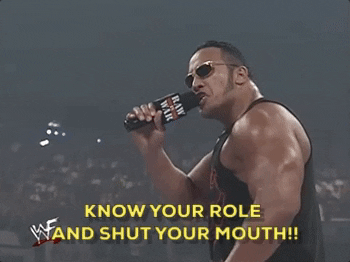 The Rock Shut Up GIF by WWE - Find & Share on GIPHY