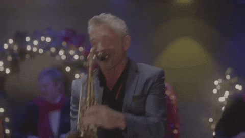 Happy Playing Music GIF by Hallmark Channel - Find & Share on GIPHY
