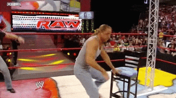 shawn michaels kick in the groin GIF by WWE