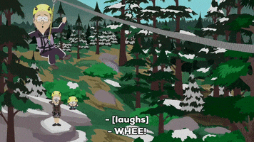 fun forest GIF by South Park 