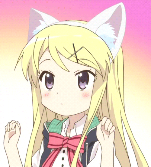 official229 anime kiniro mosaic GIF