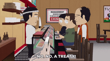 sushi threat GIF by South Park 