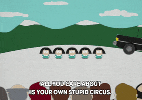 the quintuplets talking GIF by South Park 