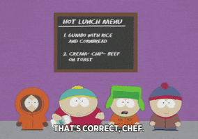 eric cartman lunch GIF by South Park 