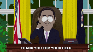 barack obama phone GIF by South Park 