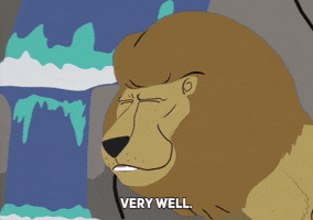 aslan the lion advice GIF by South Park 