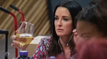 kyle richards drinking GIF by The New Celebrity Apprentice