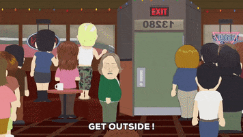 bar exiting GIF by South Park 