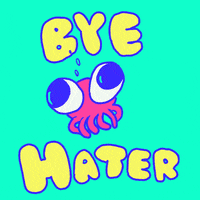 Haters Squid GIF by GIPHY Studios Originals
