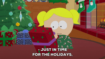 happy presents GIF by South Park 