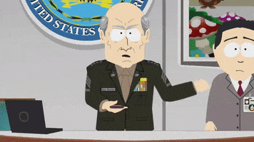 commander debriefing GIF by South Park 