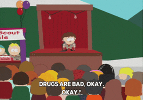 eric cartman drugs GIF by South Park 