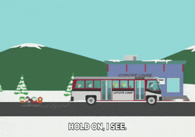 school bus snow GIF by South Park 