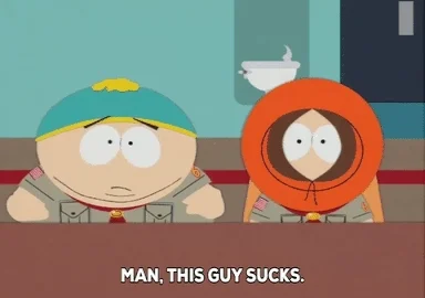 eric cartman table GIF by South Park