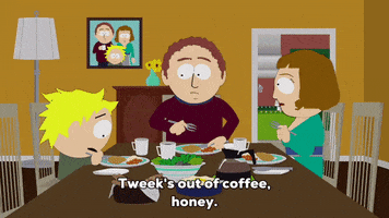 tweek tweak coffee GIF by South Park 