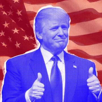 Voting Donald Trump GIF