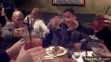 celebrity drinking GIF by Brimstone (The Grindhouse Radio, Hound Comics)