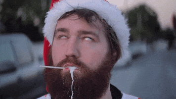 merry christmas evil santa GIF by Leroy Patterson