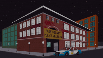 police station night GIF by South Park 