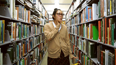 Library Librarian GIF by Melly Lee - Find & Share on GIPHY