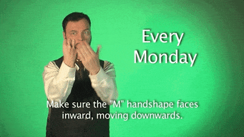 sign language every monday GIF by Sign with Robert