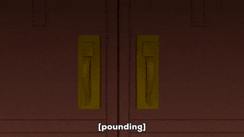 doors pounding GIF by South Park 