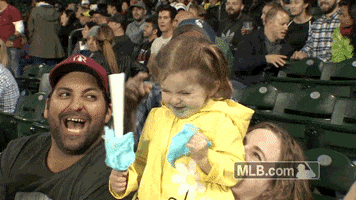 Happy Little Girl GIF by MLB