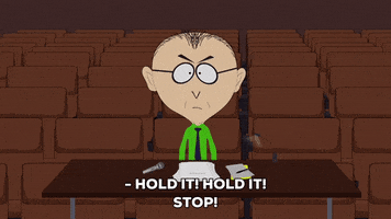 confused mr. mackey GIF by South Park