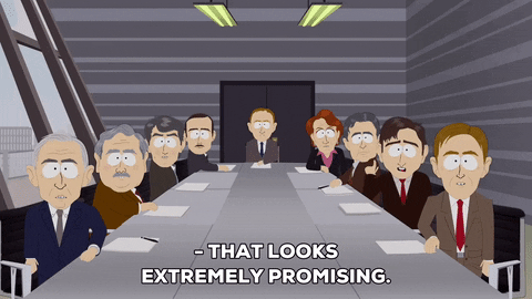 meeting sitting GIF by South Park 