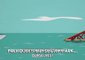 water skiing ocean GIF by South Park 