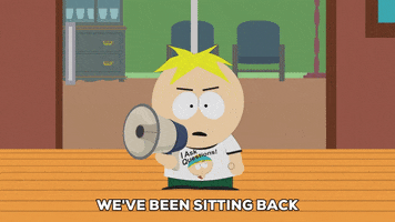 yelling butters stotch GIF by South Park 