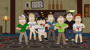 frat party randy marsh GIF by South Park 