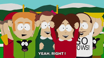 happy football GIF by South Park 