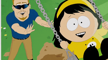 magazine swing GIF by South Park 